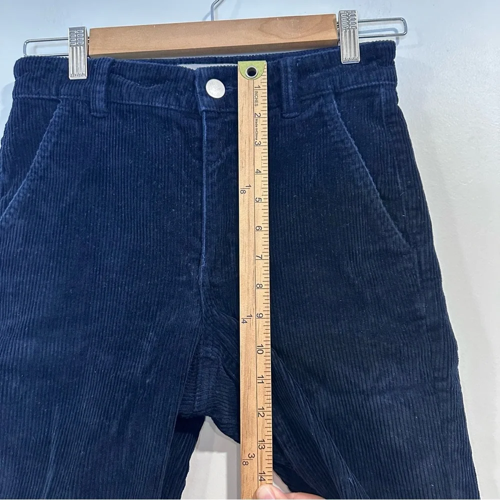 Everlane Women’s Corduroy Straight Leg Navy Blue Four Pockets Pants Size 00 - Picture 5 of 9